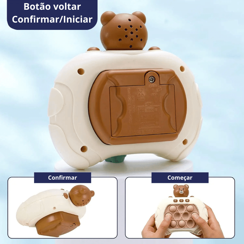 POP IT eletrônico brinquedo sensorial anti estress memorizador para crianças - Zentter