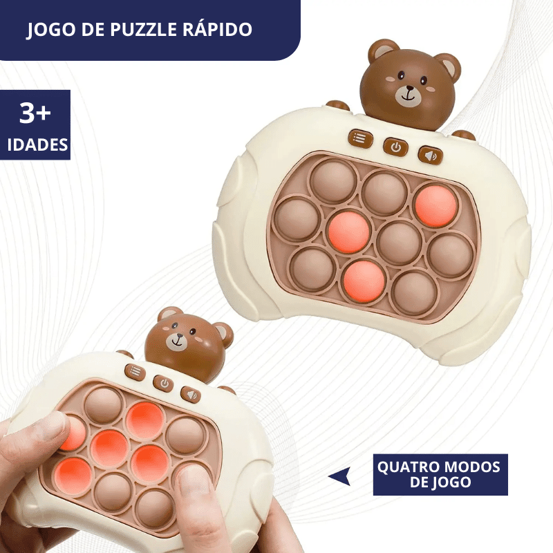 POP IT eletrônico brinquedo sensorial anti estress memorizador para crianças - Zentter