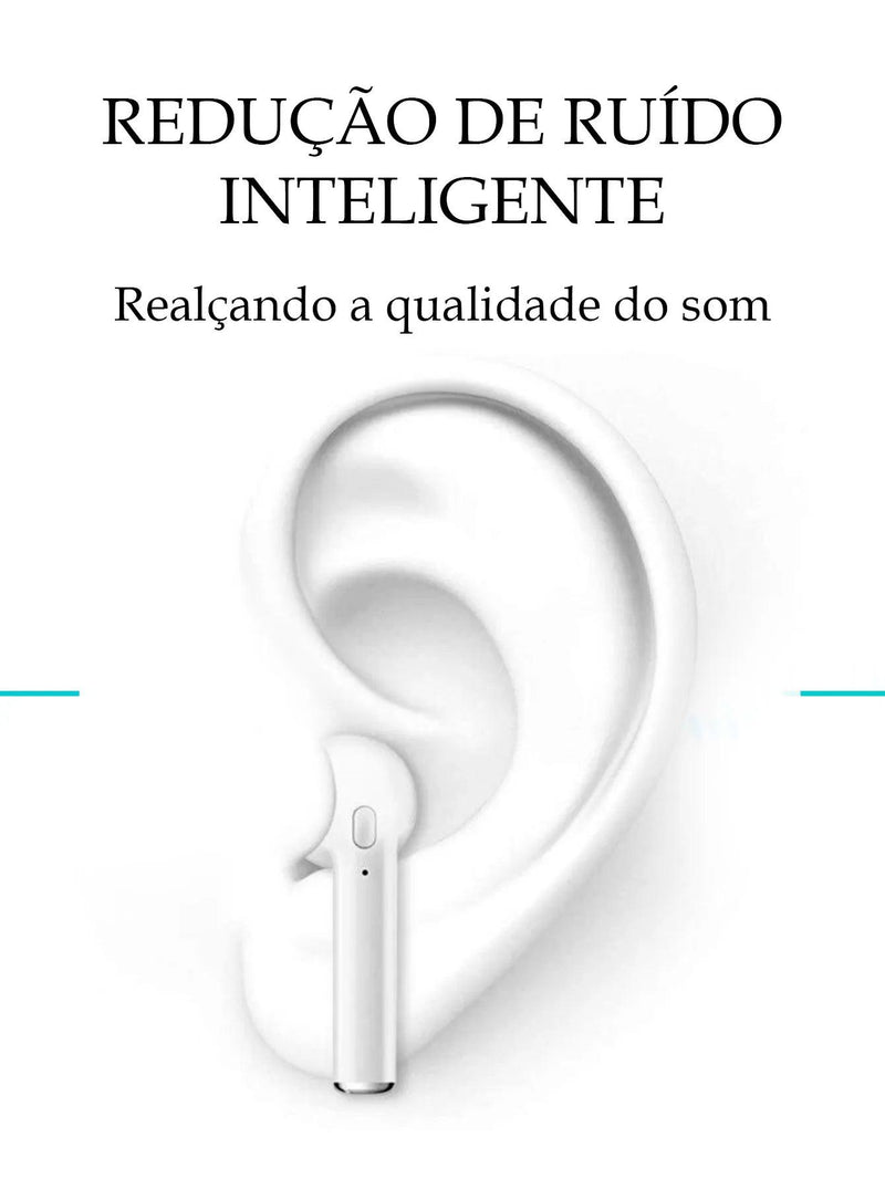 Fone de Ouvido Bluetooth E7 Pro - Aproveite o Melhor da Música Sem Interrupções - Zentter