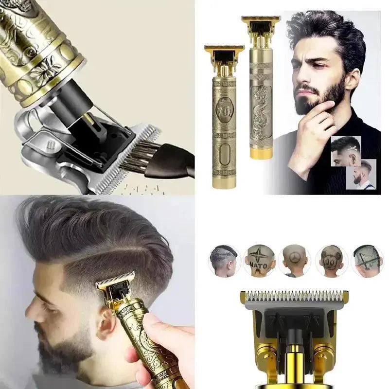 Máquina De Cortar Cabelo E Barba Elétrico Profissional - Zentter