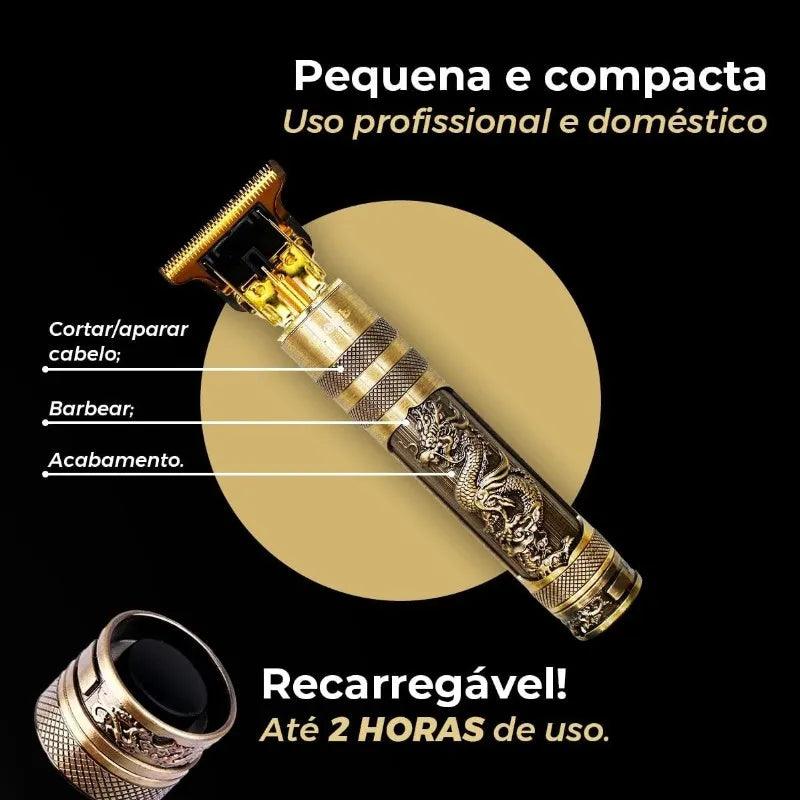 Máquina De Cortar Cabelo E Barba Elétrico Profissional - Zentter