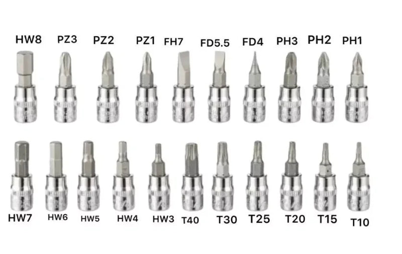 Kit de Ferramentas com Catraca Reversível e Soquetes - 46 Peças com Maleta