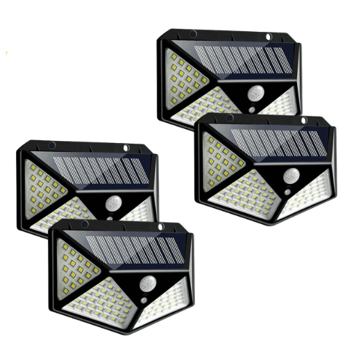 Luminária Solar LED - Carregamento Solar, Sensor de Movimento e Refletor LED®️