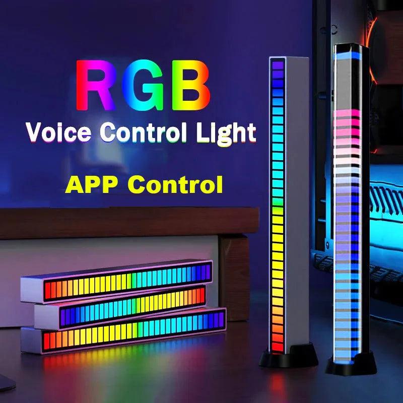 GameWave - Luz Sincrônica com Ritmo de Cores RGB, com musica e Controle por Voz - Zentter