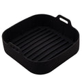 Forma de Silicone Quadrada - Antiaderente Reutilizável Resistente ao Calor para Air Fryer Fritadeira Elétrica Grande - Zentter